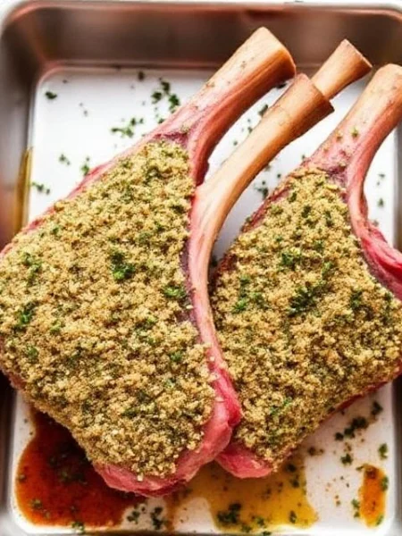 Herb Crusted Rack of Lamb Recipe
