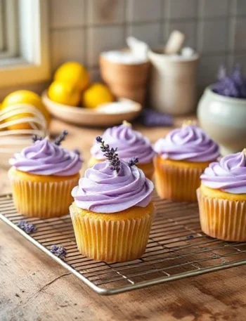 Lemon Lavender Cupcakes