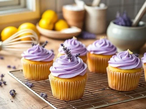 Lemon Lavender Cupcakes