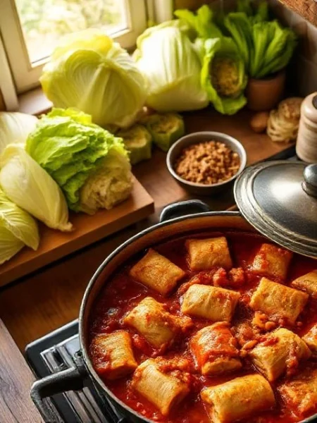 Hungarian Stuffed Cabbage