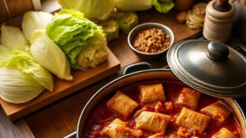 Hungarian Stuffed Cabbage