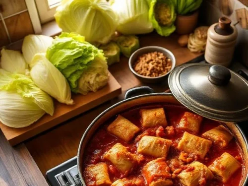 Hungarian Stuffed Cabbage