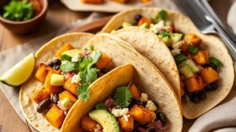 Butternut Squash Tacos