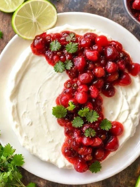 Cranberry Jalapeño Cream Cheese Dip Recipe