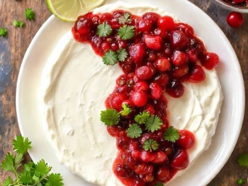 Cranberry Jalapeño Cream Cheese Dip Recipe