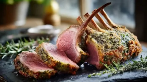 Herb Crusted Rack of Lamb Recipe
