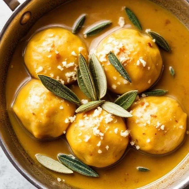 Creating the Brown Butter Sage Sauce