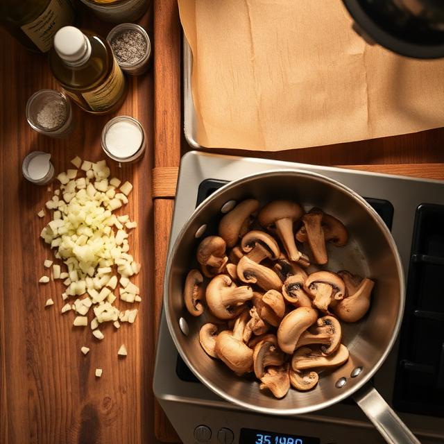 Preparing the Mushroom Mixture