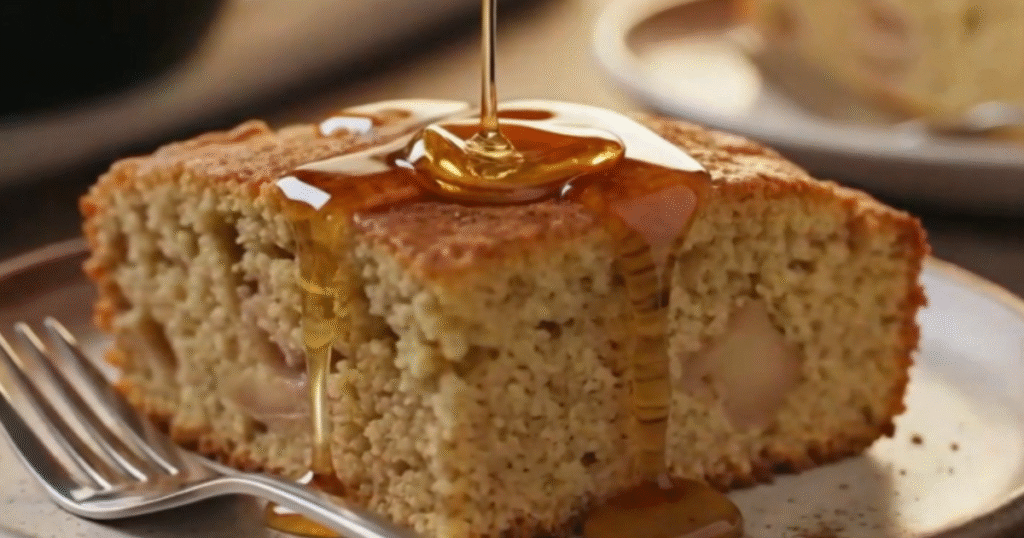 cutting into squares and serving. Apple Cinnamon Cornbread Recipe 