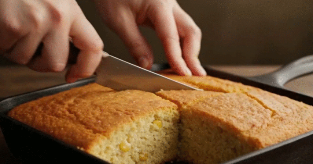Moist Apple Cinnamon Cornbread