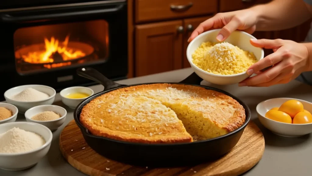 Coconut Cornbread from Scratch