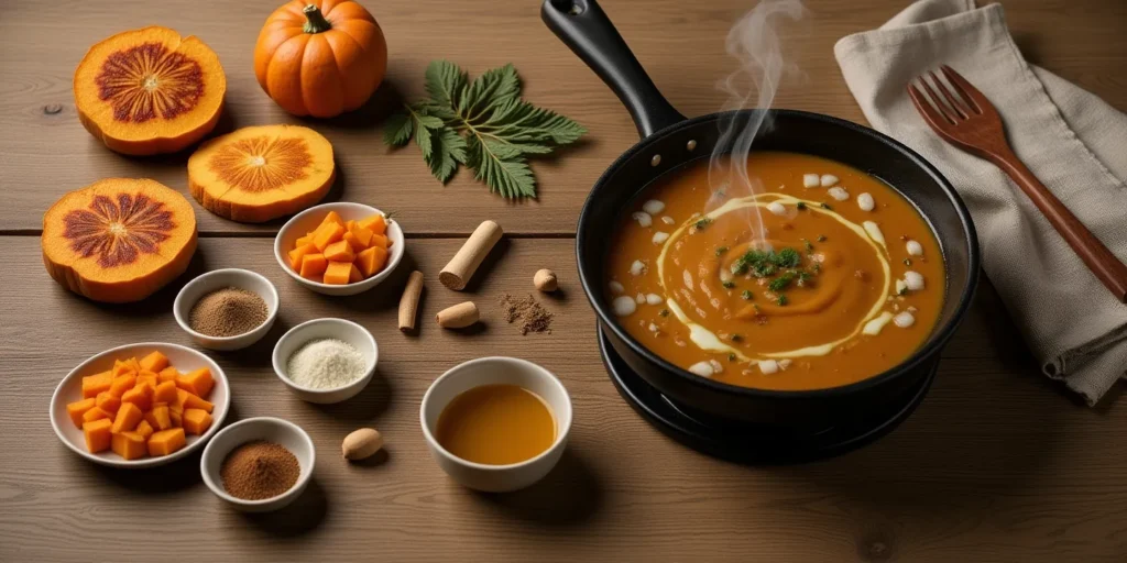 Sweet Potato Pumpkin Soup