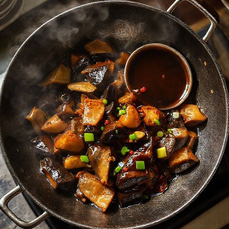 Chinese Braised Eggplant Recipe