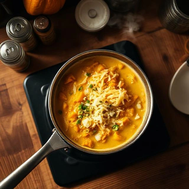 Creating Your Butternut Squash Queso