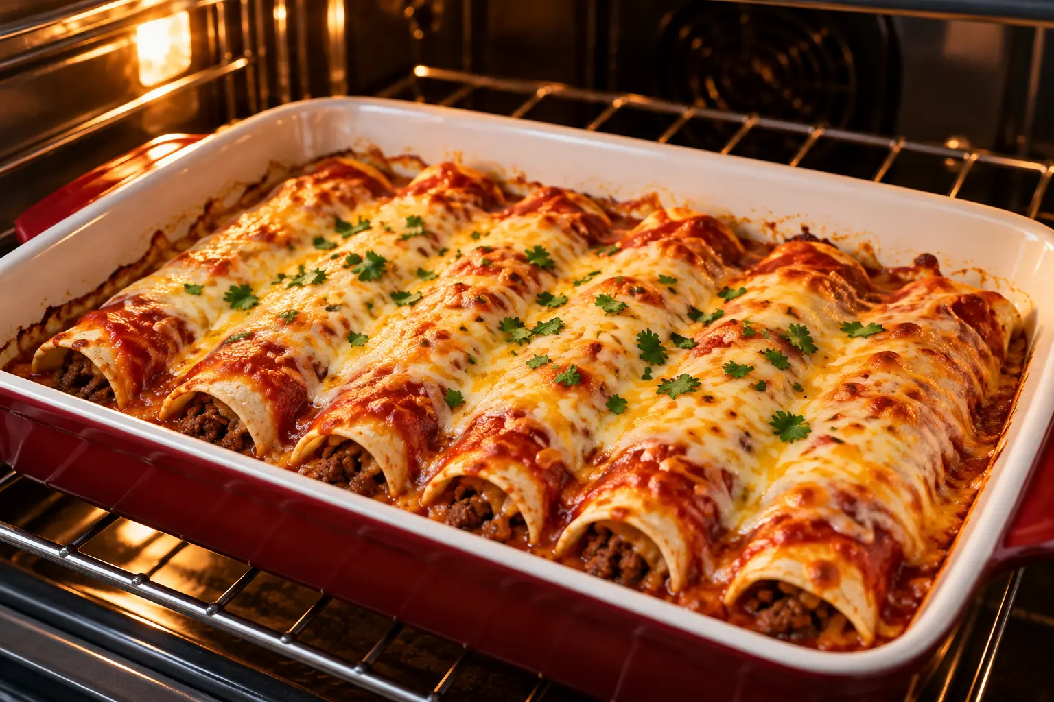 Bake the Enchiladas