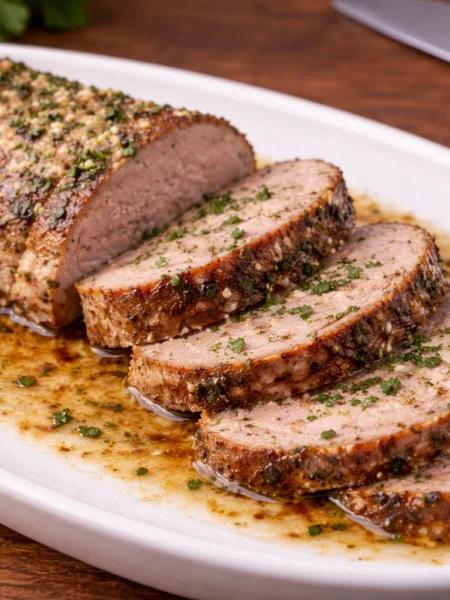 Garlic Butter Pork Tenderloin (Serve and Enjoy)