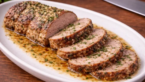 Garlic Butter Pork Tenderloin (Serve and Enjoy)