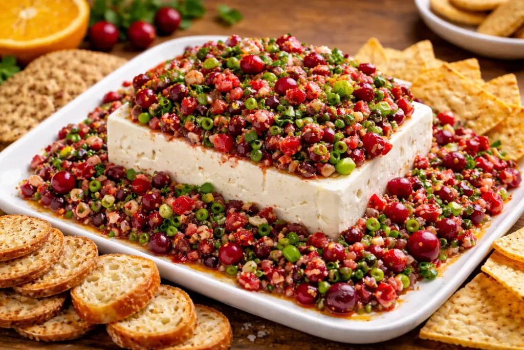 Easy Cranberry Feta Dip Recipe