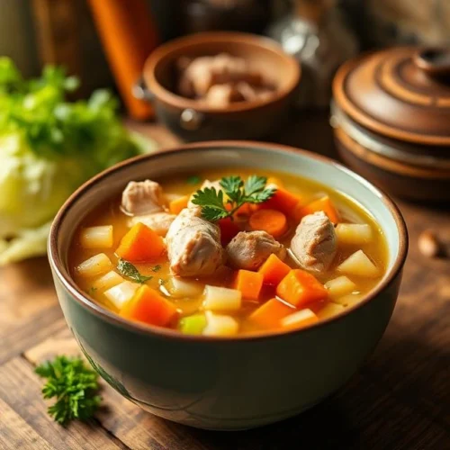 Chicken Cabbage Soup Recipe