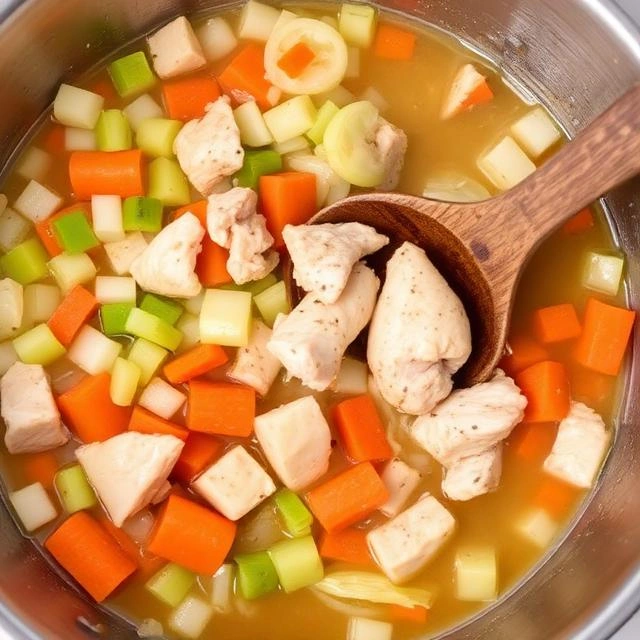 Incorporate Cabbage and Broth