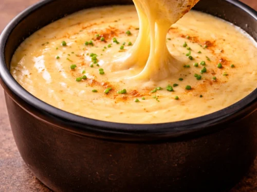 Cheesy Beer Fondue Dip Recipe