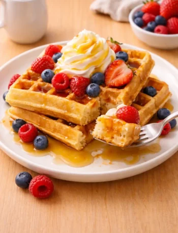 Belgian Waffles Recipe
