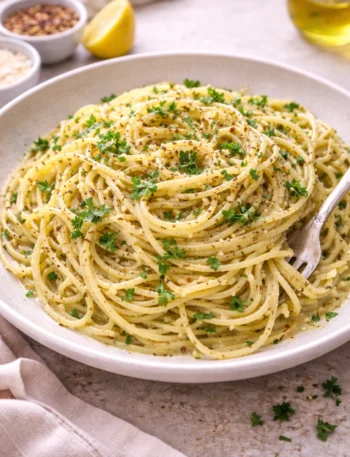 Easy Lemon Garlic Pasta
