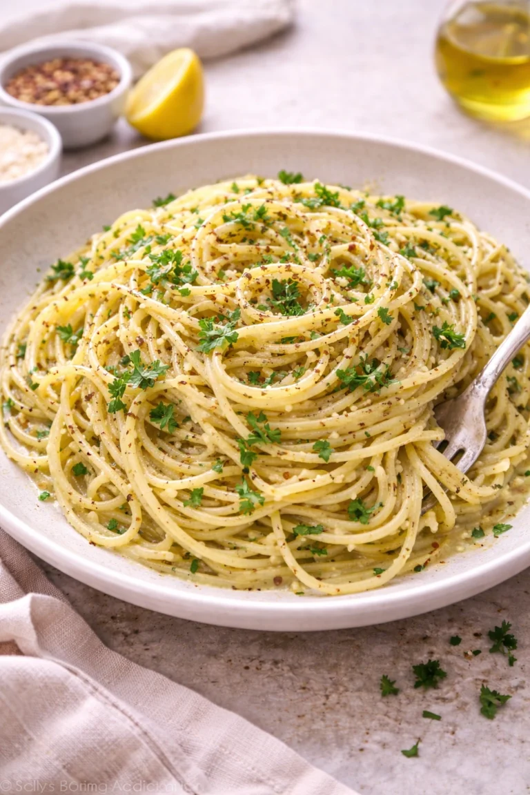Easy Lemon Garlic Pasta