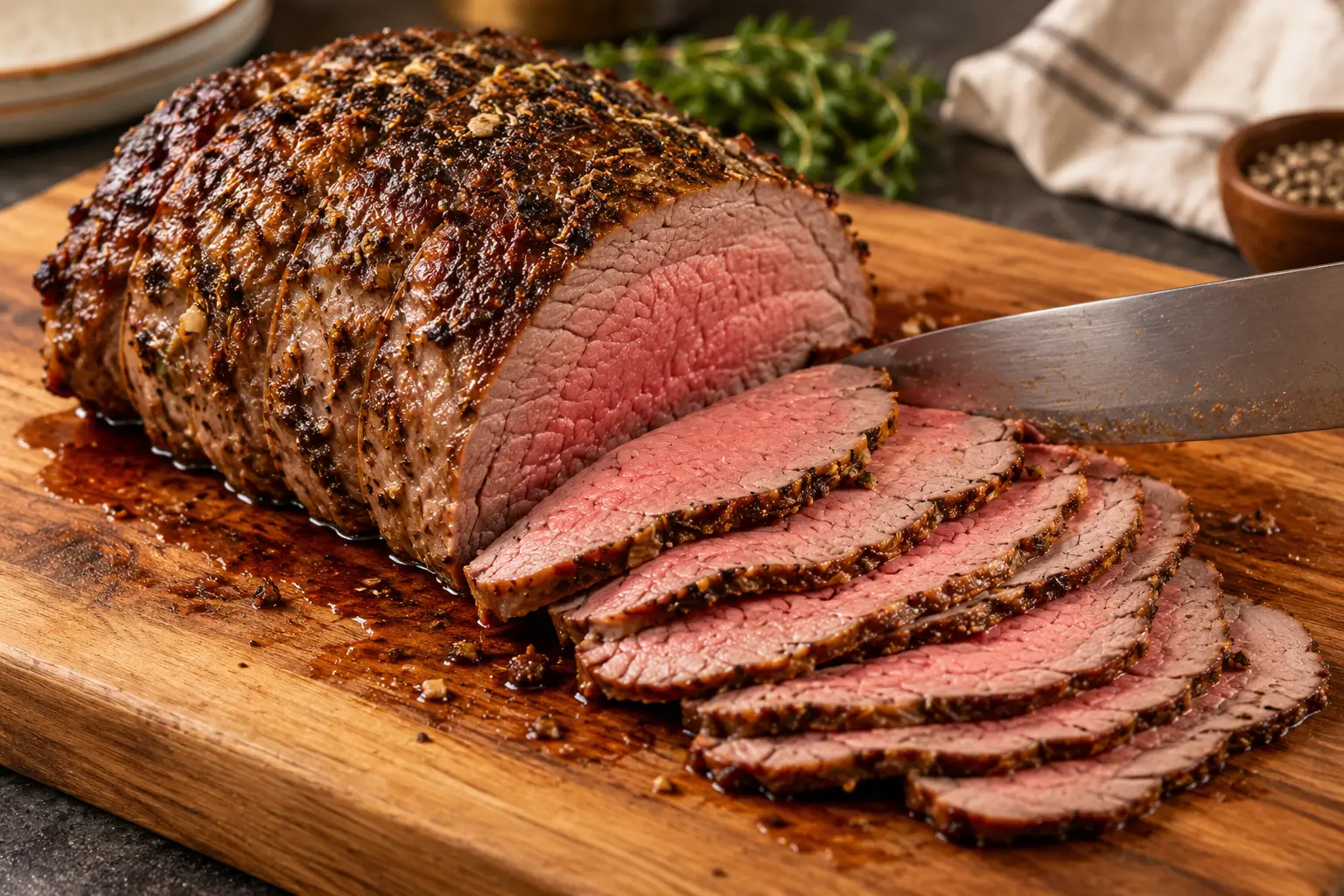 Rest and Slice the Beef