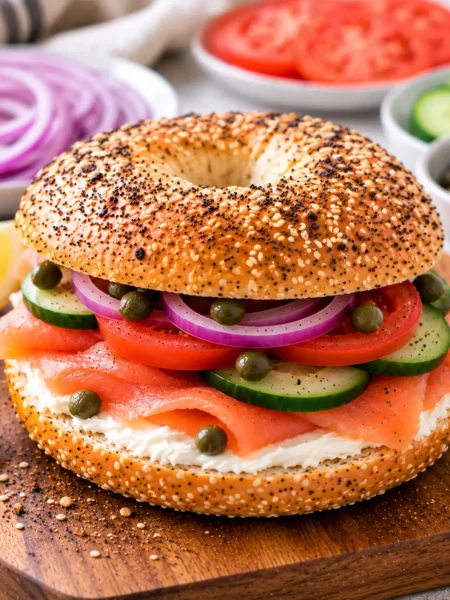 Salmon Bagels