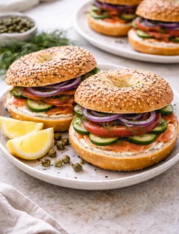 Smoked Salmon Bagels Recipe