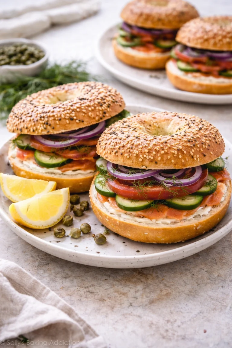 Smoked Salmon Bagels Recipe