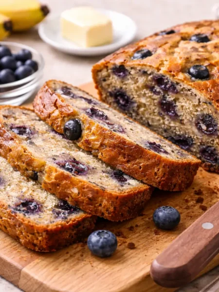 Banana Blueberry Bread
