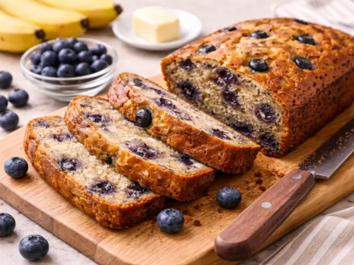 Banana Blueberry Bread