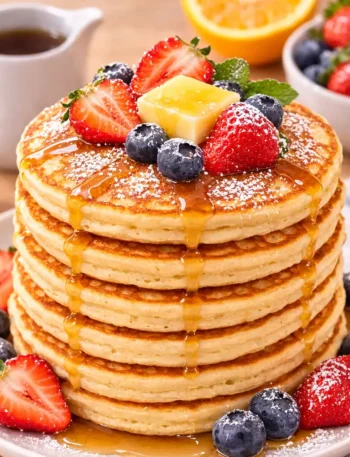 Zesty Orange Pancakes Recipe (Fluffy, Fresh & Easy Breakfast Favorite)