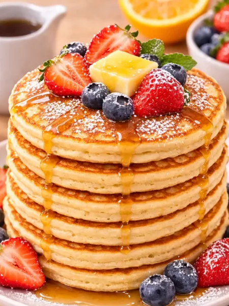 Zesty Orange Pancakes Recipe (Fluffy, Fresh & Easy Breakfast Favorite)