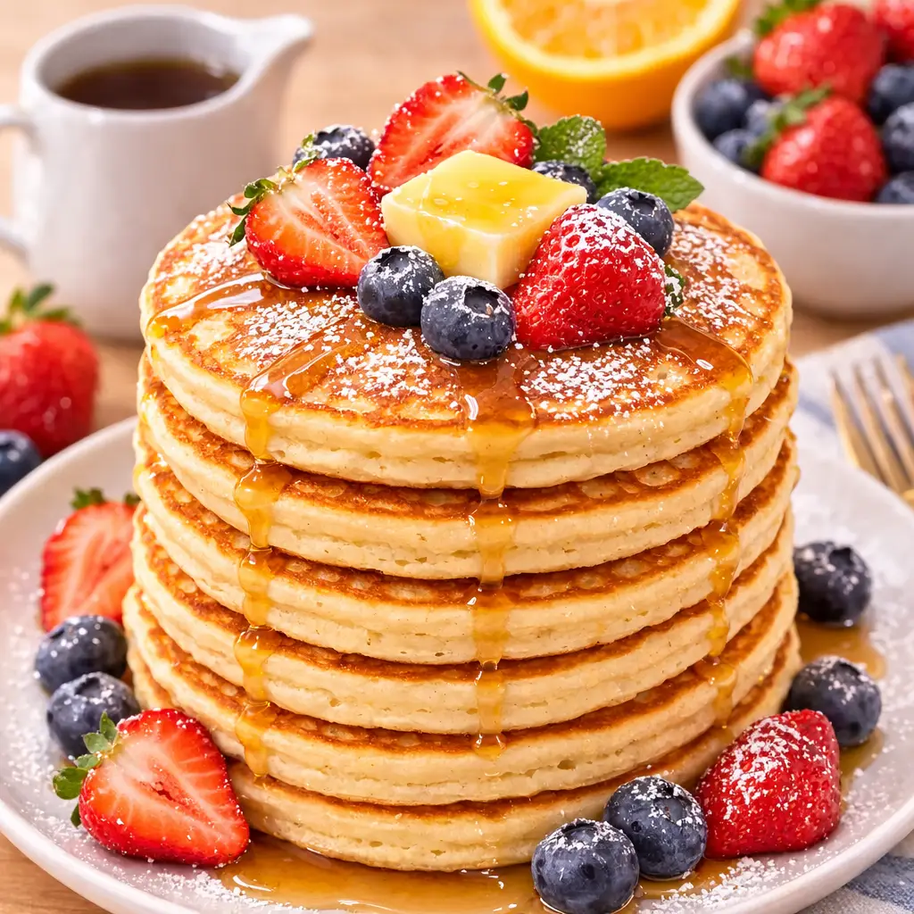 Zesty Orange Pancakes Recipe (Fluffy, Fresh & Easy Breakfast Favorite)