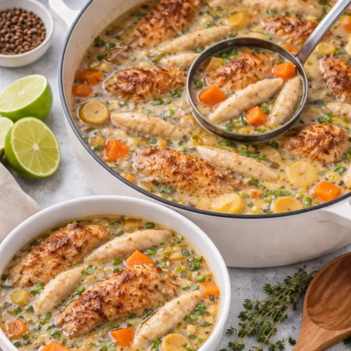 Authentic Caribbean Chicken Soup