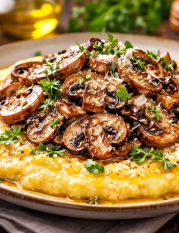 Authentic Polenta con Funghi
