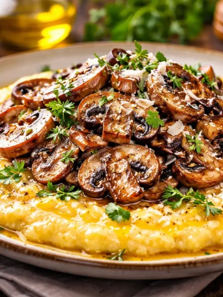 Authentic Polenta con Funghi