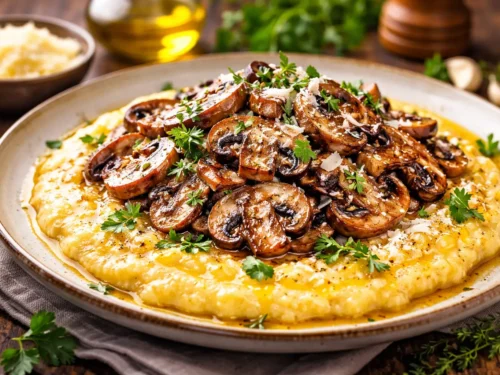 Authentic Polenta con Funghi