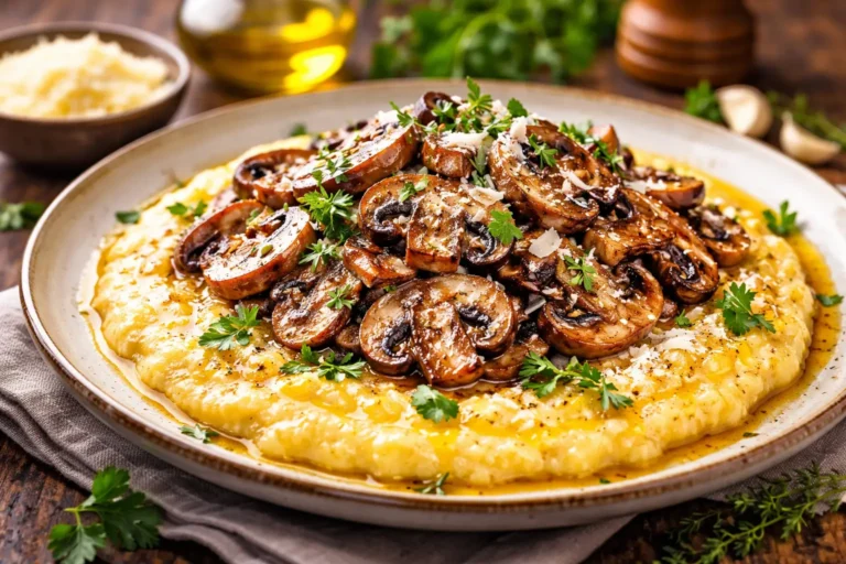 Authentic Polenta con Funghi