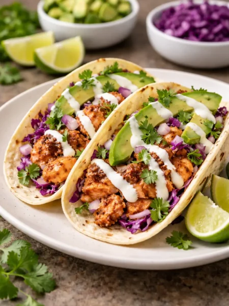 Chipotle Salmon Tacos in Under 30 Minutes