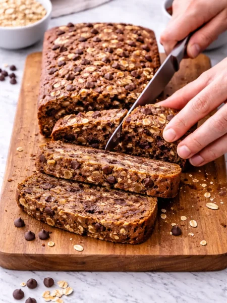 Chocolate Banana Oat Bread Recipe