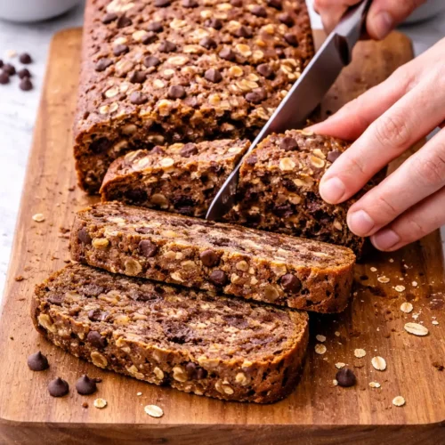Chocolate Banana Oat Bread Recipe