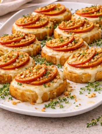 Easy Apple Brie Crostini Recipe