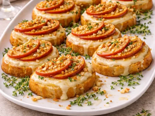 Easy Apple Brie Crostini Recipe