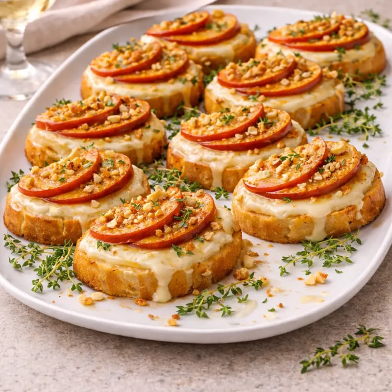 Easy Apple Brie Crostini Recipe