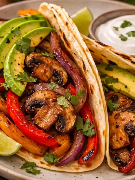 Easy Grilled Mushroom Fajitas Recipe