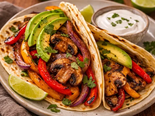 Easy Grilled Mushroom Fajitas Recipe